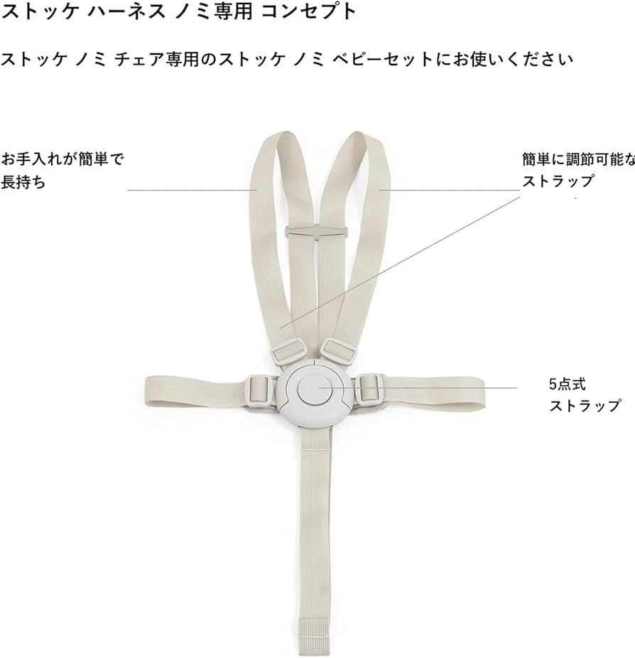 Amazon | Stokke(ストッケ)【公式】ハーネス ノミ専用 ベビーチェア