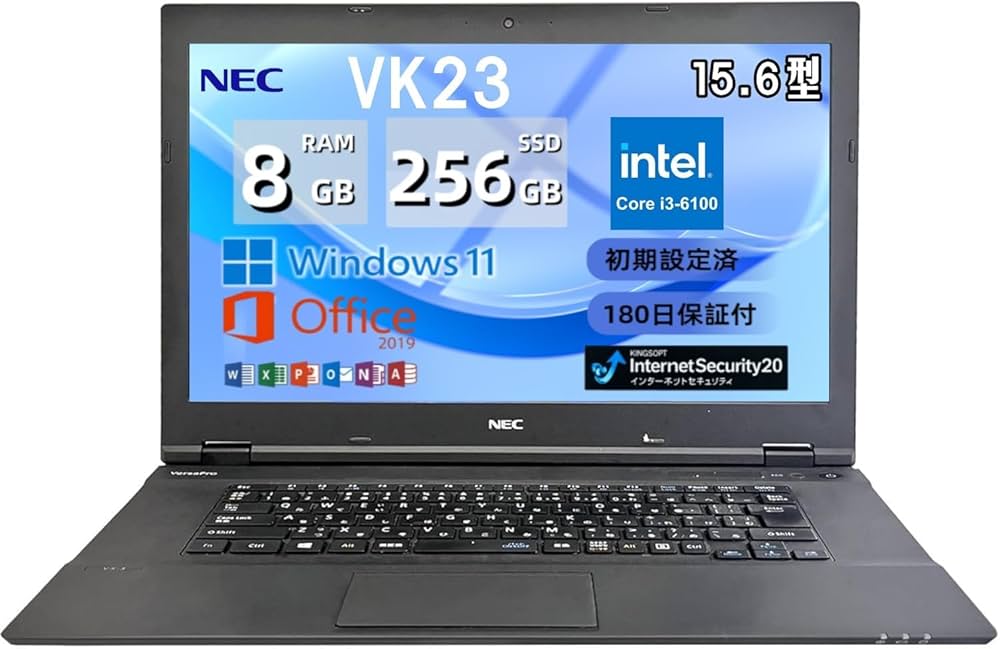 Amazon.co.jp: 【整備済み品】ノートパソコン NEC VersaPro VK23 15.6