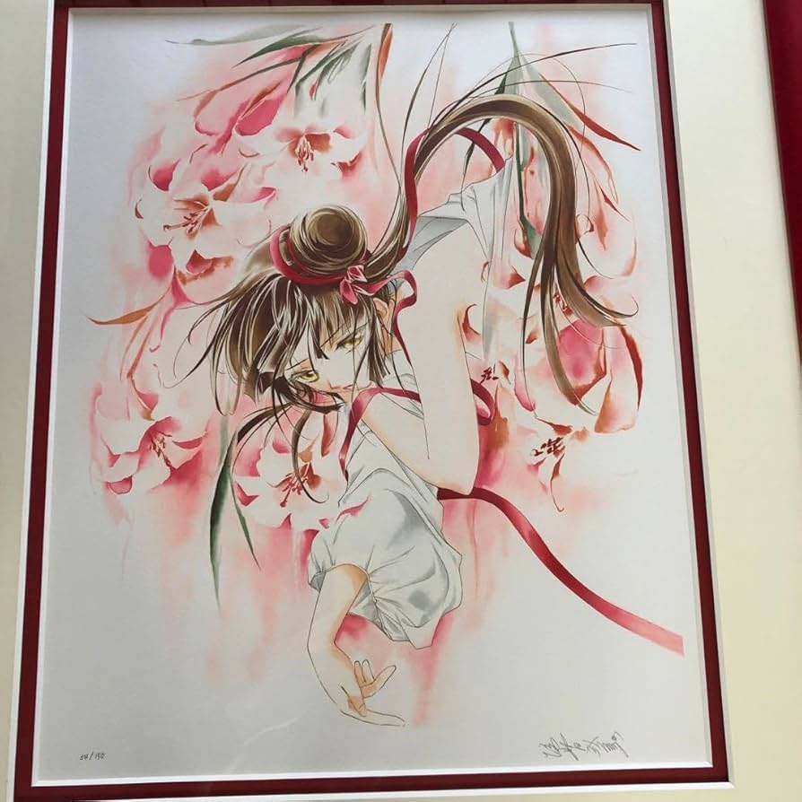Amazon.co.jp: 垣野内成美 リトグラフ 燐花〜吸血姫美夕 直筆サイン