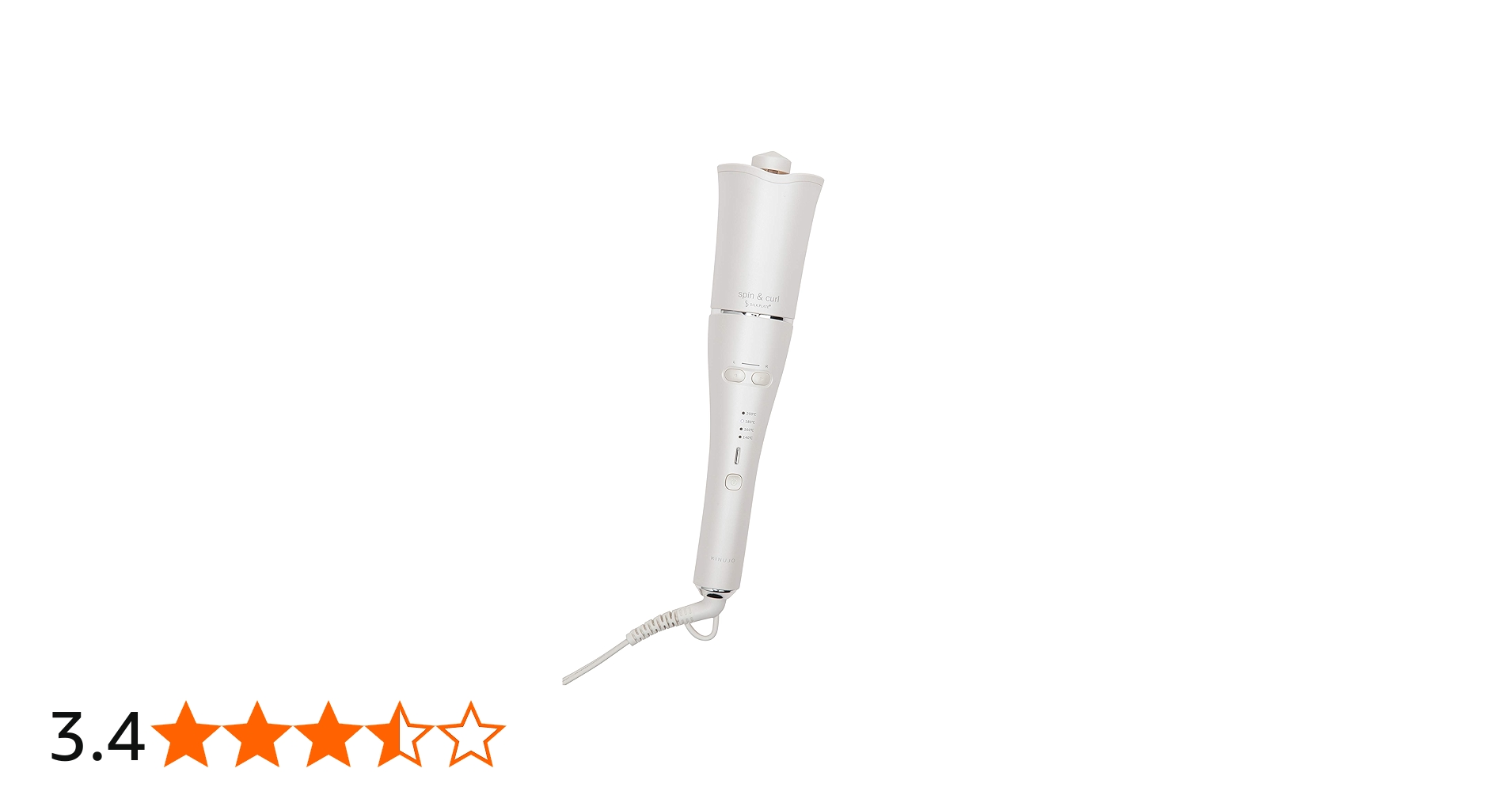 Amazon.co.jp: Spin & Curl KINUJO Silk Plate Premium Model White