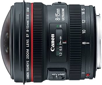 Amazon.com : Canon EF 8-15mm f/4L Fisheye USM Ultra-Wide Zoom Lens