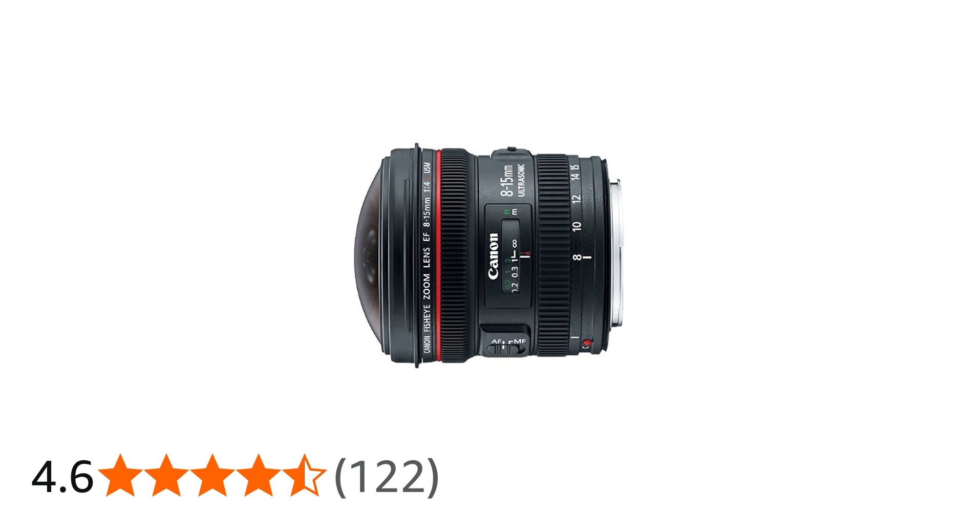 Amazon.co.jp: Canon EF 8-15mm F4 L Fisheye USM : 家電＆カメラ