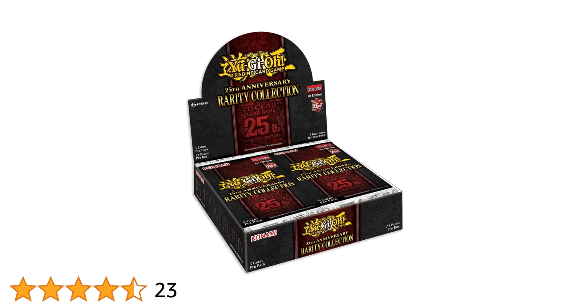 遊戯王RARITY COLLECTION 25th シュリンク付き 4BOX日版 遊戯王RARITY