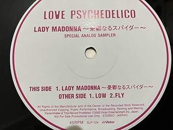 Amazon.co.jp: LP ラブサイケデリコ LOVE PSYCHEDELICO LADY MADONNA