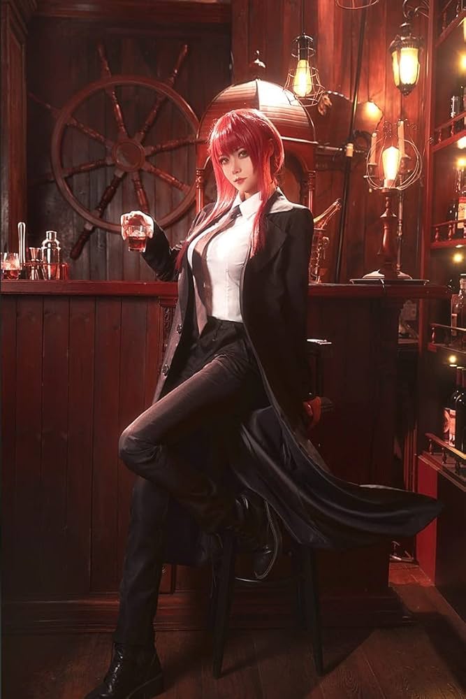 Amazon.co.jp: [PATITA] チェンソーマン マキマ コスプレ衣装 ウィッグ