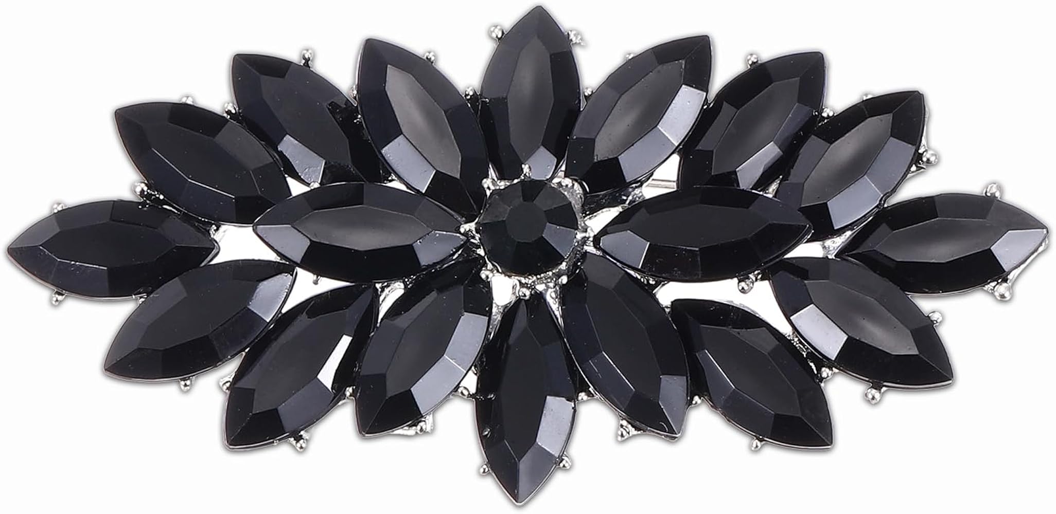 Amazon | PATIKIL マーキスラインストーンブローチピン ラインストーン