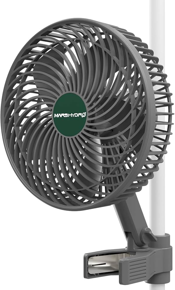 MARS HYDRO M6 Grow Ventilator Oszillierend，10 Windstufen，APP