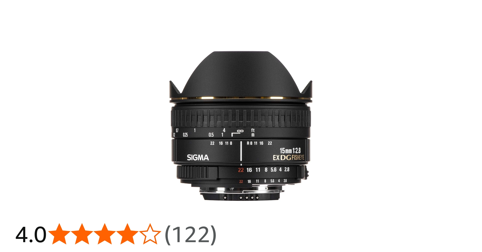 Amazon.co.jp: シグマ(Sigma) SIGMA 単焦点魚眼レンズ 15mm F2.8 EX DG