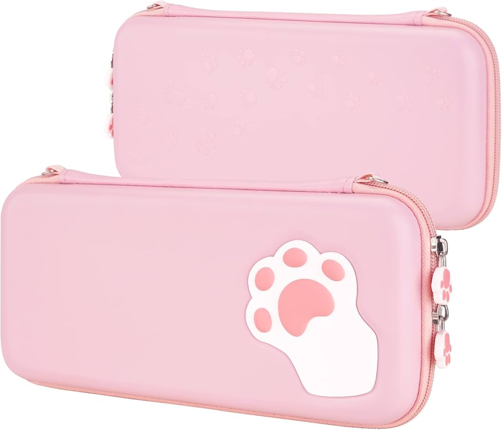 Amazon.co.jp: Playvital Switchに対応するキャリングケース、猫の肉球