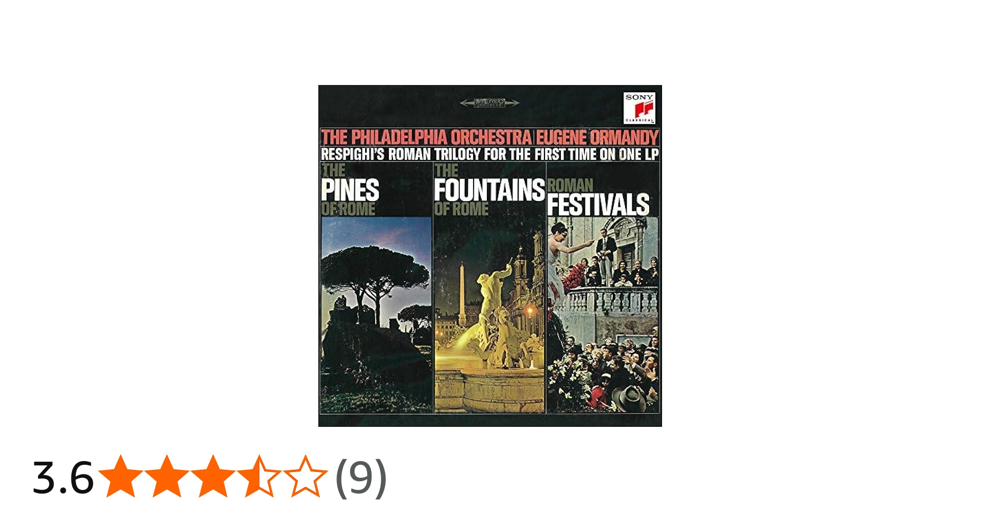 Amazon.co.jp: レスピーギ:ローマ三部作(1957/1961年録音)(完全生産