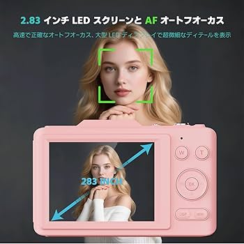 Amazon | SRVR デジタルカメラ 4K 4800万画素 メモリーカード付属