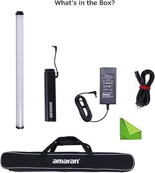 Amazon.com : Aputure Amaran T2C RGBWW LED Tube Light,20W 2500K