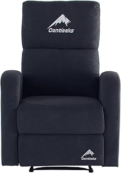 Amazon｜Contieaks 電動 リクライニングチェア ファブリック グレー 灰