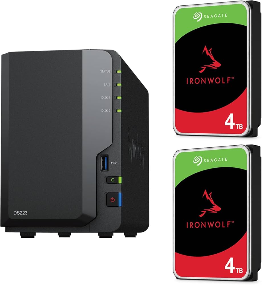 Amazon.co.jp: 【NAS HDDセット】Synology DS223 & Seagate HDD [2ベイ