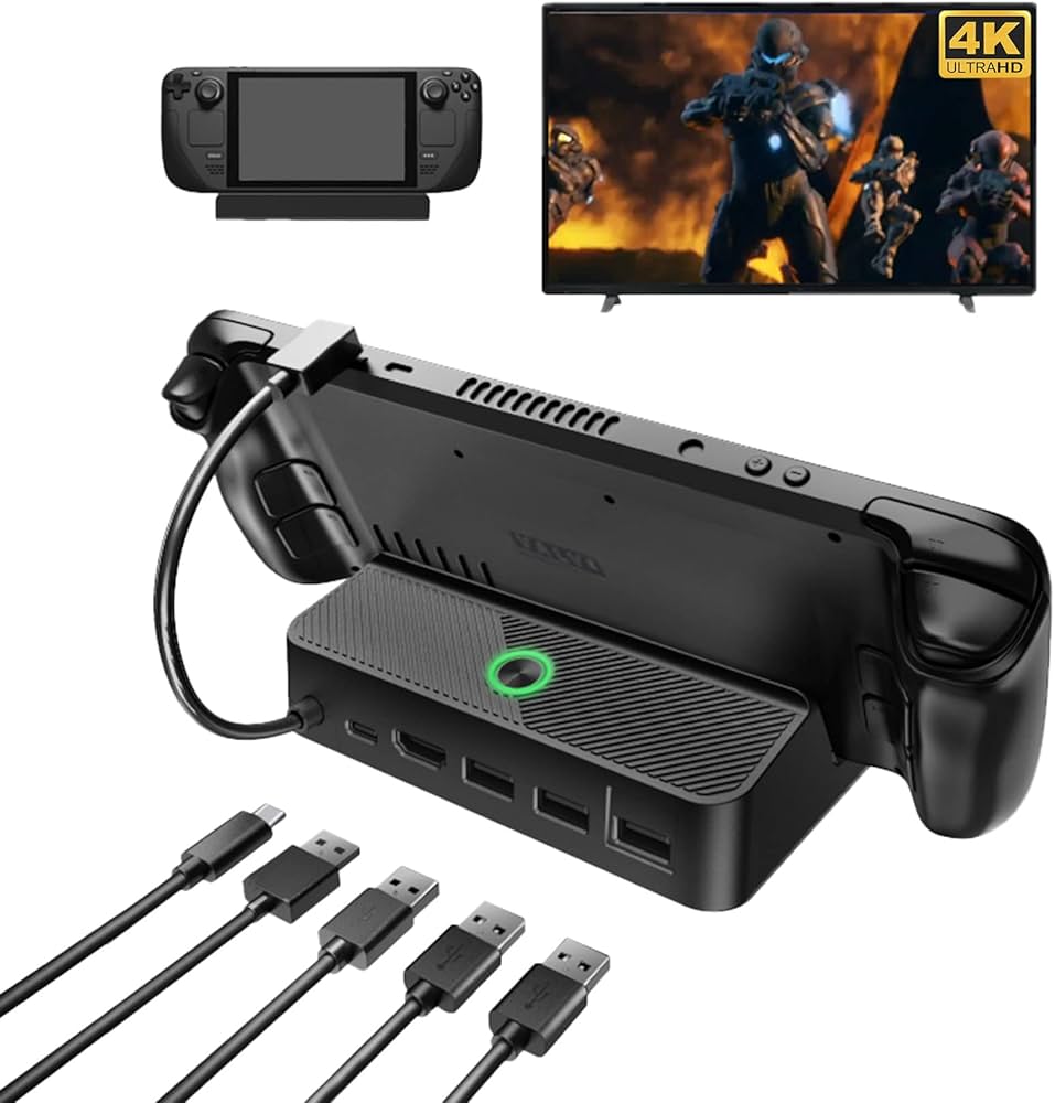 Amazon.co.jp: Steam Deck用ドック スチームデック専用ドック AOJAKI