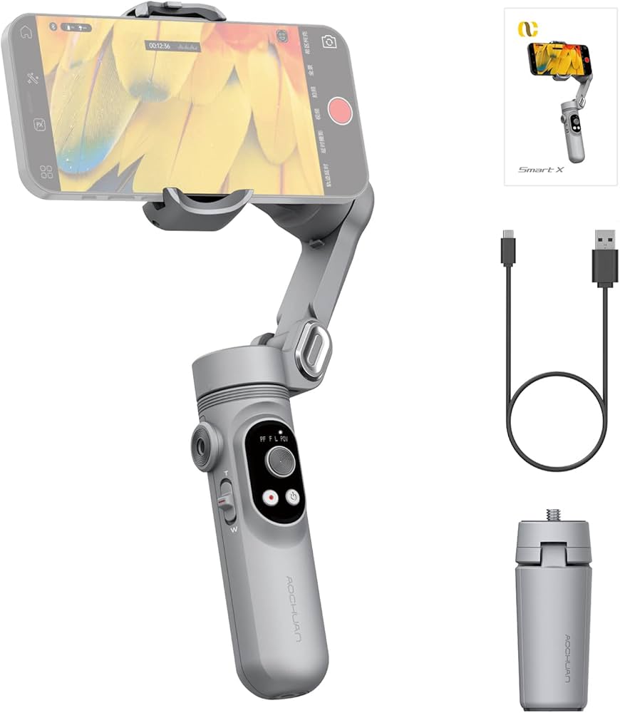 Amazon.co.jp: AOCHUAN Smart X スマホジンバル 3軸スタビライザー