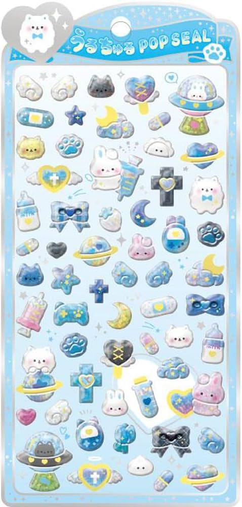 Amazon | クラックス CRUX うるちゅる ポップシール てんし ぷっくり