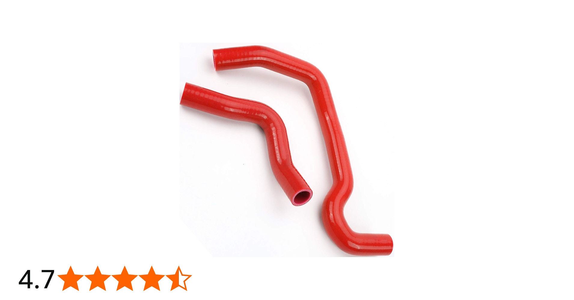 Amazon | JB64 ジムニー シリコン ラジエターホース レッド アッパー