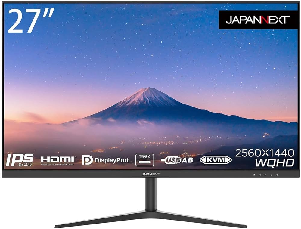 Amazon.co.jp: JAPANNEXT 27インチ モニター WQHD 2560x1440解像度 IPS
