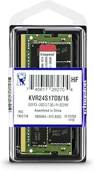 Kingston Technology (KVR24S17D8/16) ValueRAM 16GB 2400Mhz DDR4 Non