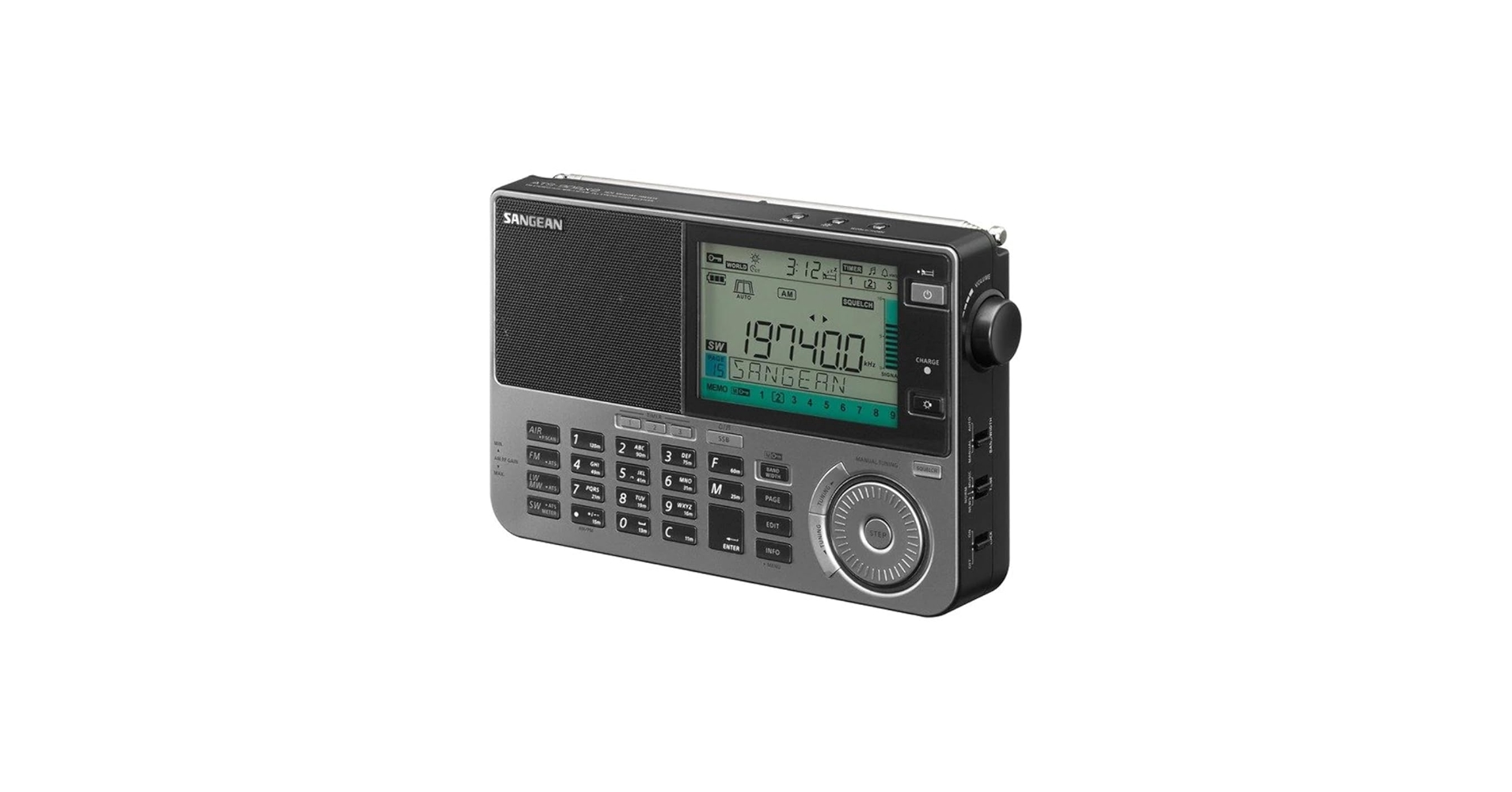Amazon.com: SANGEAN ATS-909X2, Ultimate FM/SW/MW/LW/Air Multi-Band
