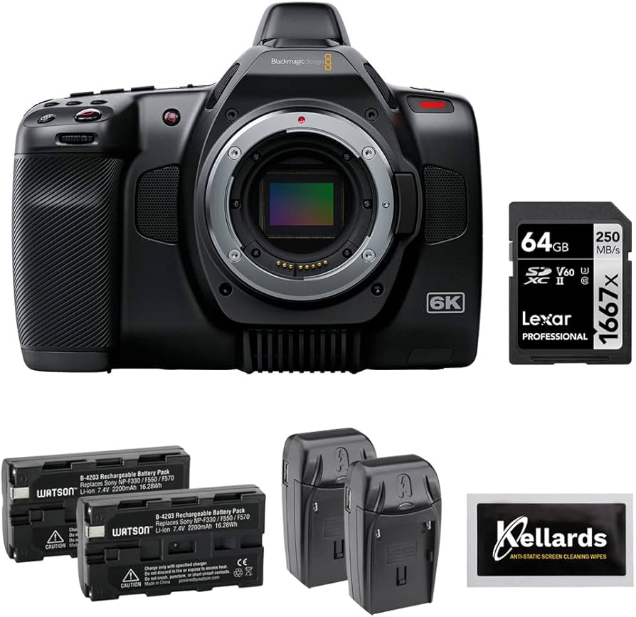 Amazon.com : Blackmagic Design Pocket Cinema Camera 6K G2 Bundle