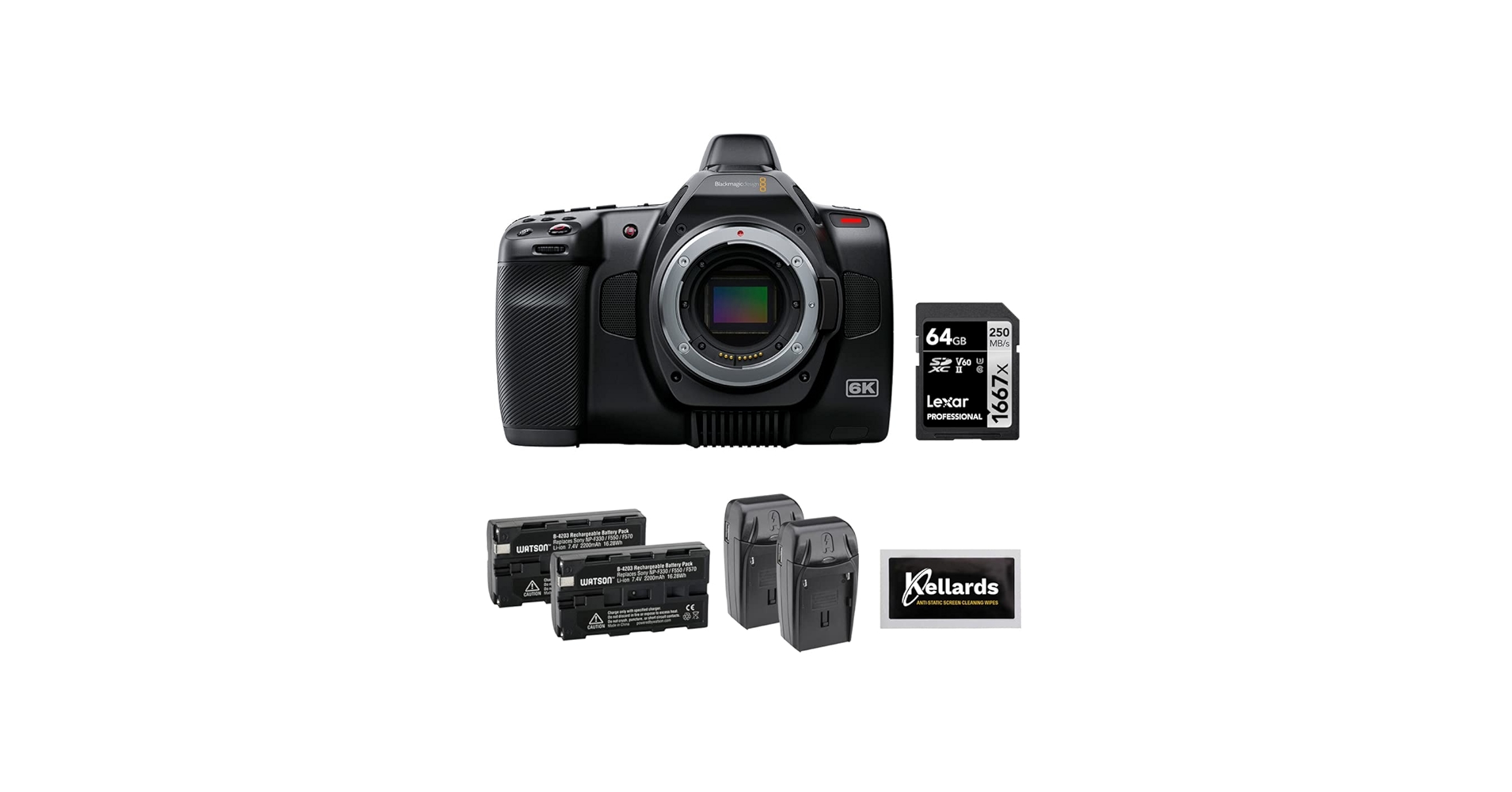 Amazon.com : Blackmagic Design Pocket Cinema Camera 6K G2 Bundle