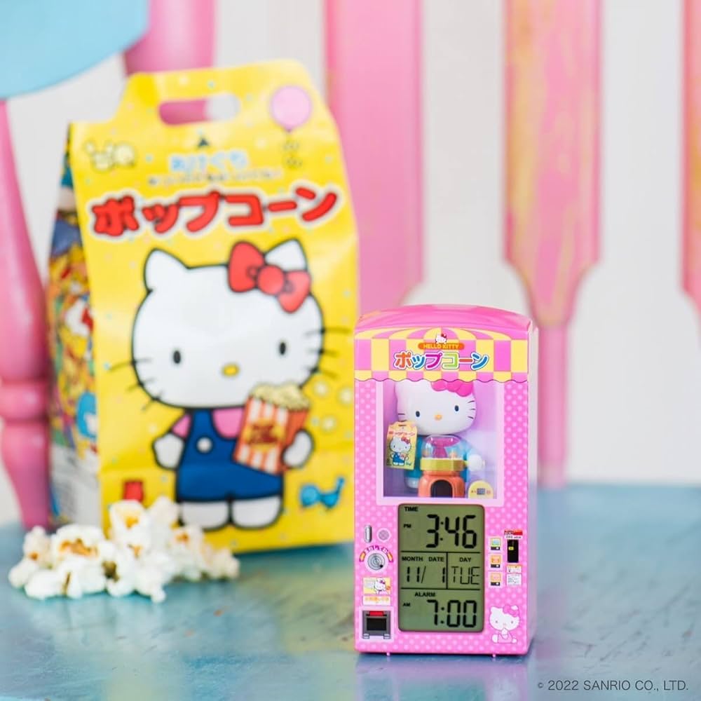 Amazon.co.jp: ハローキティのポンポンパック目覚まし時計BOOK