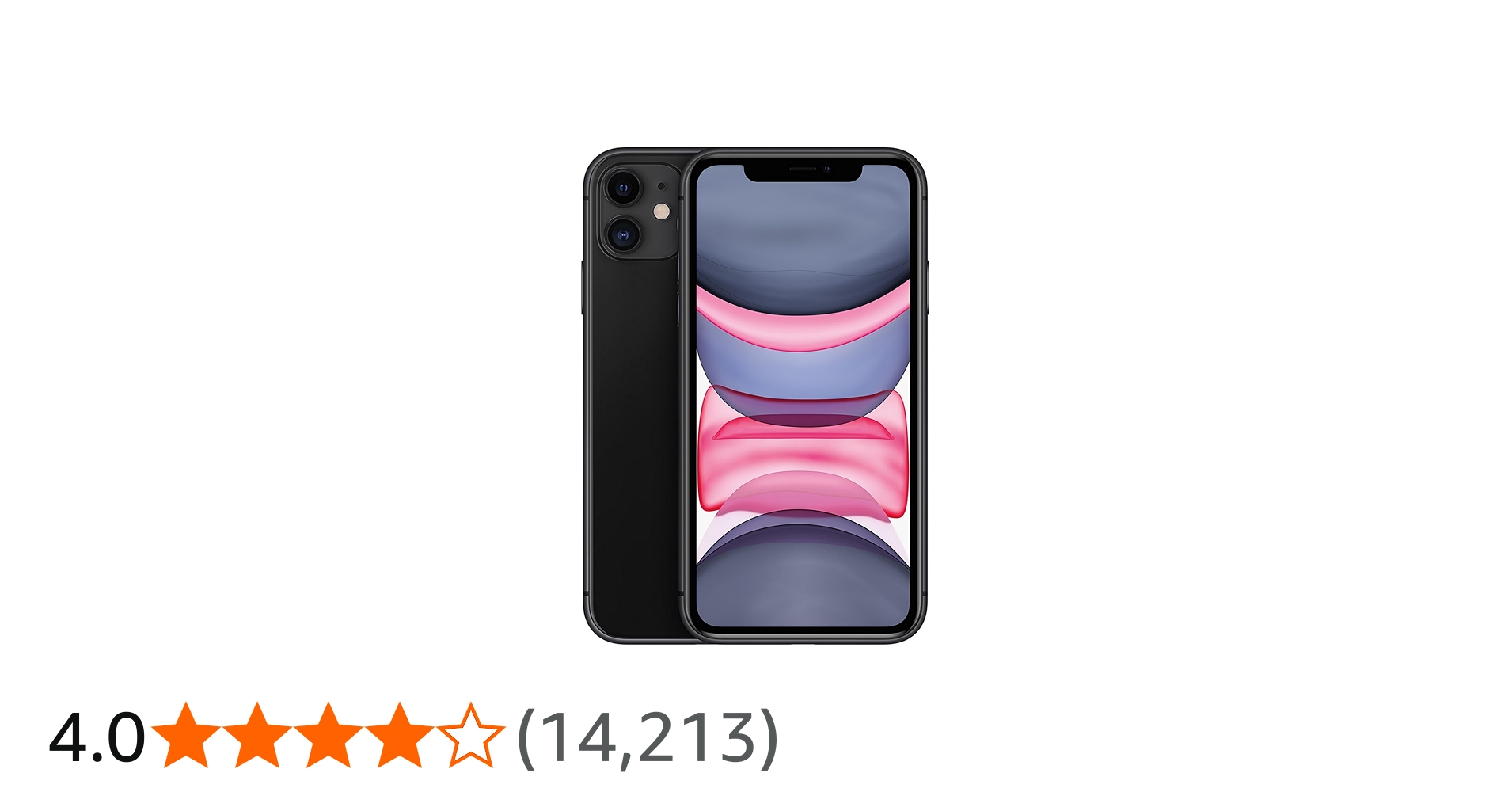 Apple iPhone 11, 64GB, Black - Fully Unlocked (Renewed) : Amazon