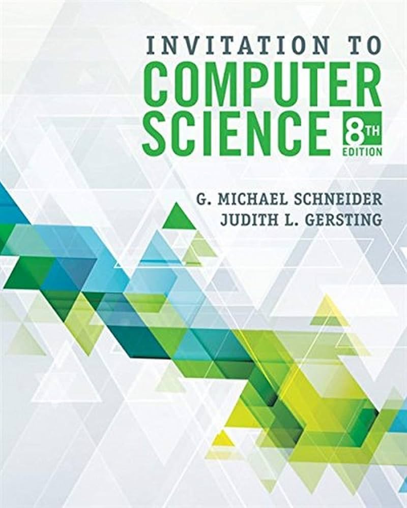 Amazon.com: Invitation to Computer Science: 9781337561914