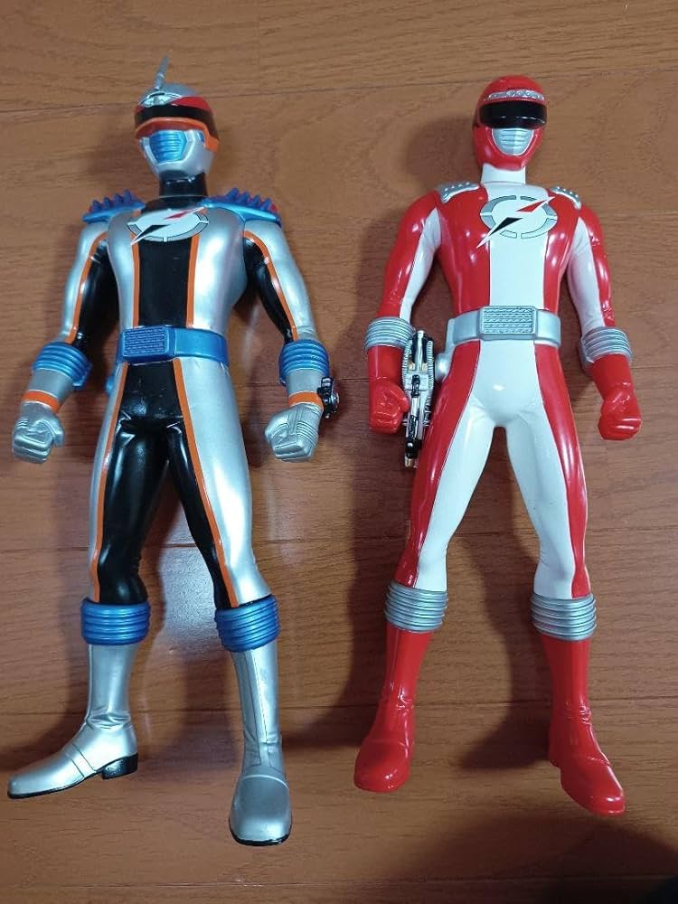 Amazon | 戦隊シリーズボウケンジャーソフビフィギュア レッドシルバー