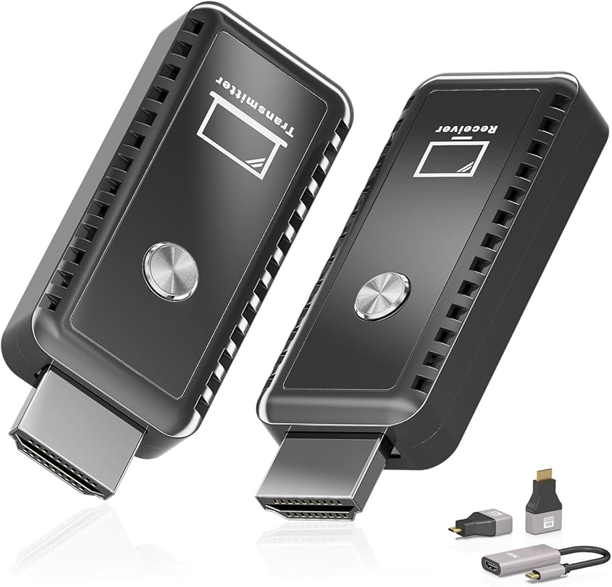 Amazon.co.jp: ワイヤレスHDMI 無線 送受信機セット拡張モード 4台増設