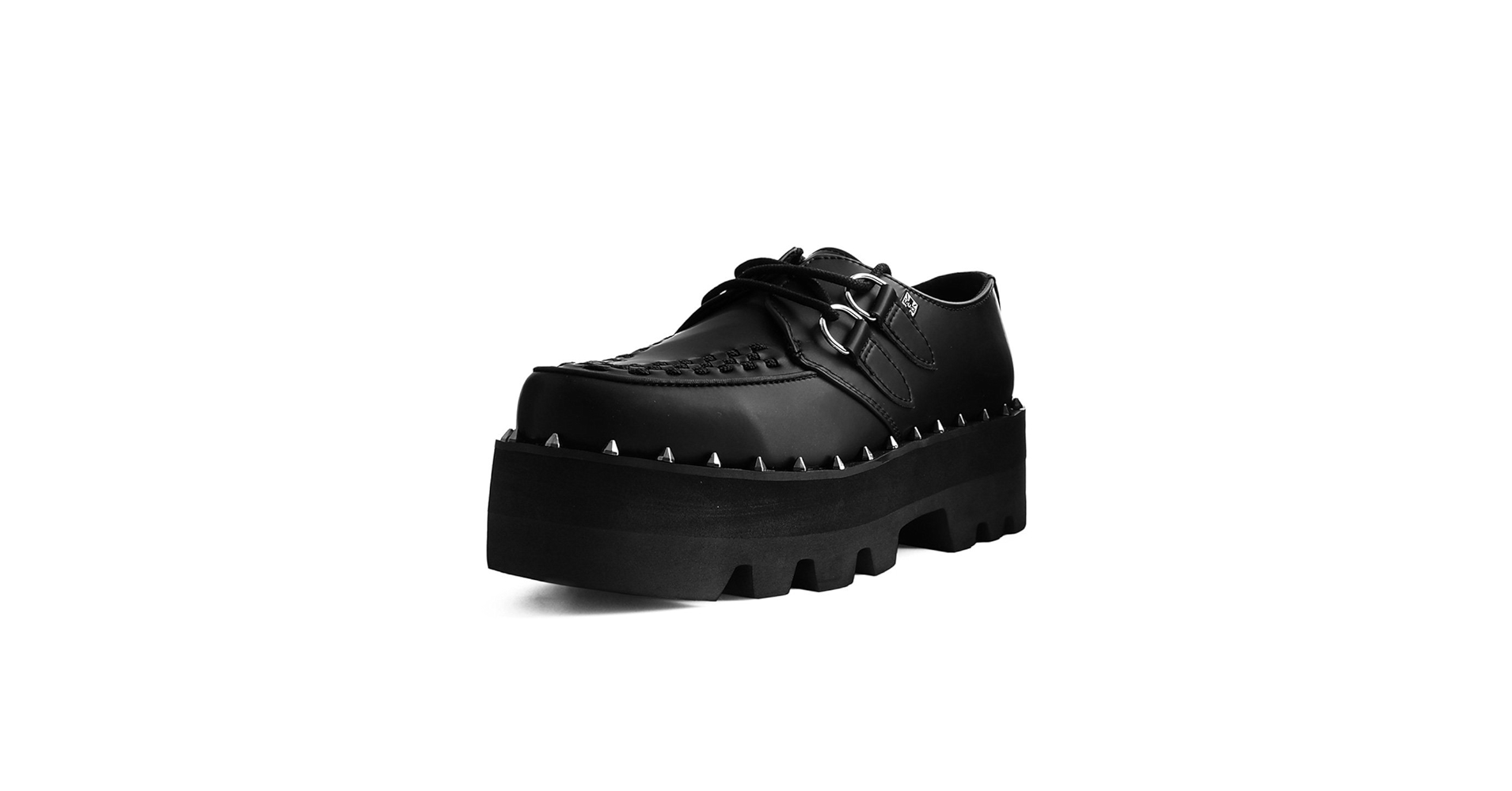 Amazon.com | T.U.K. Shoes A9469 Unisex-Adult Platforms, Black Faux
