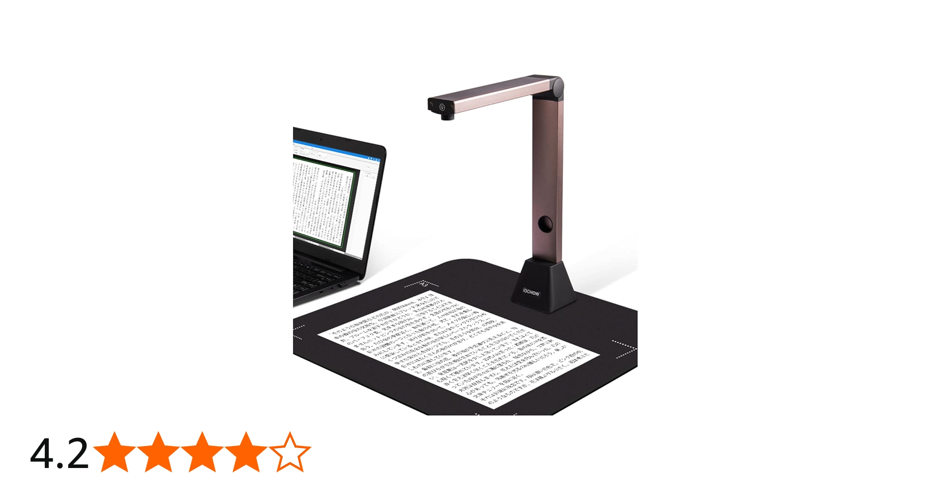 Amazon | iOCHOW スキャナー S1 ドキュメントスキャナー 800万画素 非