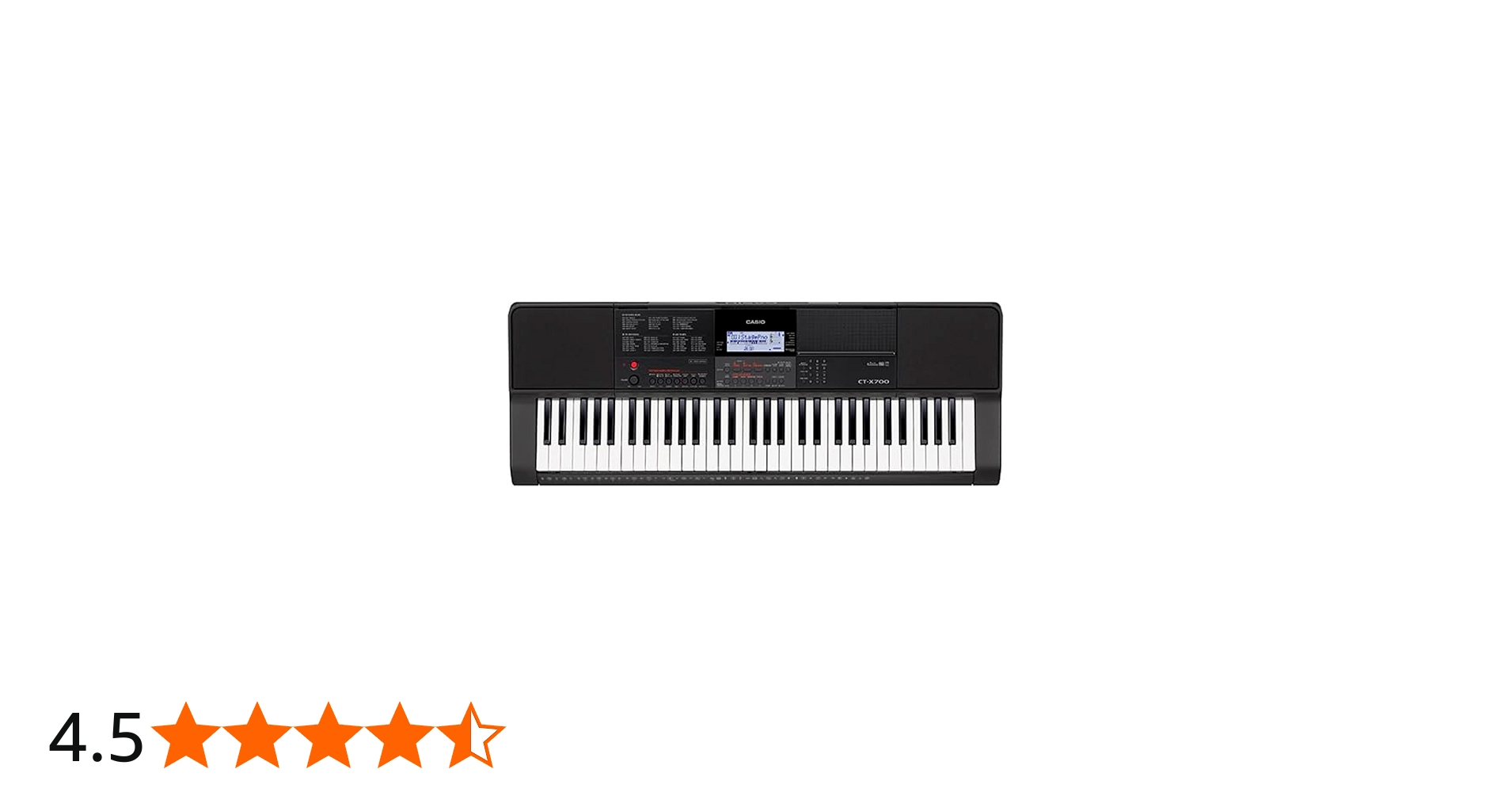 Amazon | カシオ 61キーポータブルキーボード CT-X700 ブラック