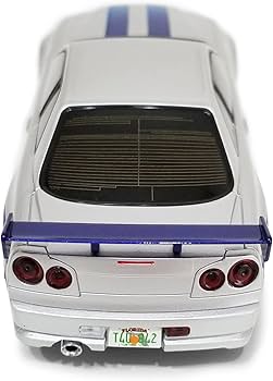 Amazon.co.jp: Nissan Skyline GT-R (BNR34) Car Power Bank Silver