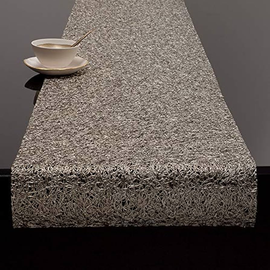 Amazon｜chilewich チルウィッチ テーブルランナー METALLIC LACE