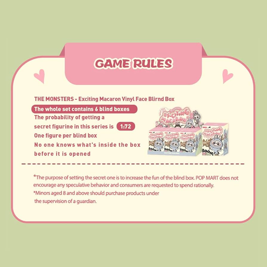 Amazon | POPMART THE MONSTERS Exciting Macaron ぬいぐるみ シリーズ