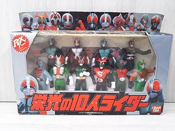 Amazon | 栄光の10人ライダー 画面ライダー 1号/2号/V3/X/アマゾン
