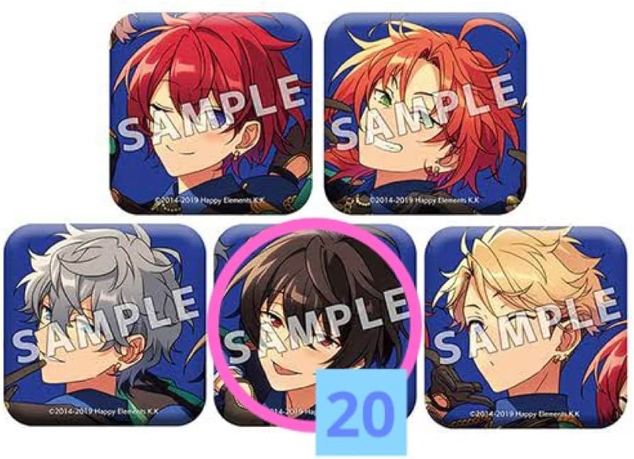Amazon.co.jp: あんスタ TRIP アルバム 特典 缶バッジ スクエア缶 朔間