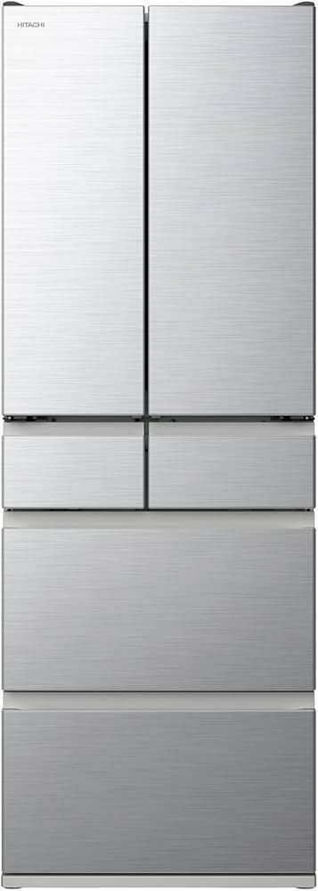 Amazon | 日立 冷蔵庫 幅65cm 540L フレンチドア R-H54TG S シルバー