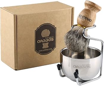 Amazon | Easy Raku®ひげブラシ シェービングブラシセット 3点セット