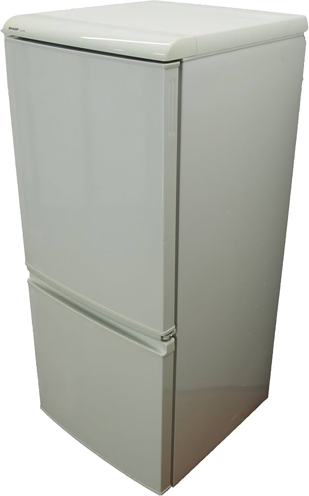 Amazon | SHARPシャープ 135L 2ドア冷蔵庫 SJ-614-W 右開き ホワイト