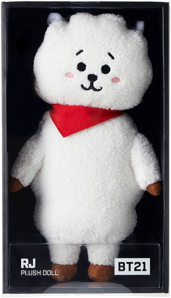 Amazon.co.jp: BT21 RJ 立ちぬいぐるみ M ホワイト F9-SDS8-2SOC