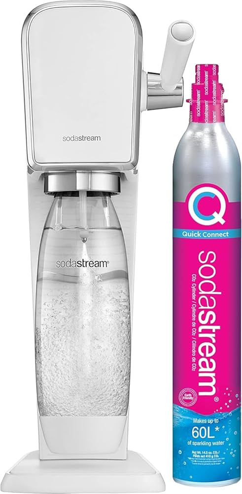 Amazon.com: SodaStream Art Sparkling Water Maker (White) with CO2