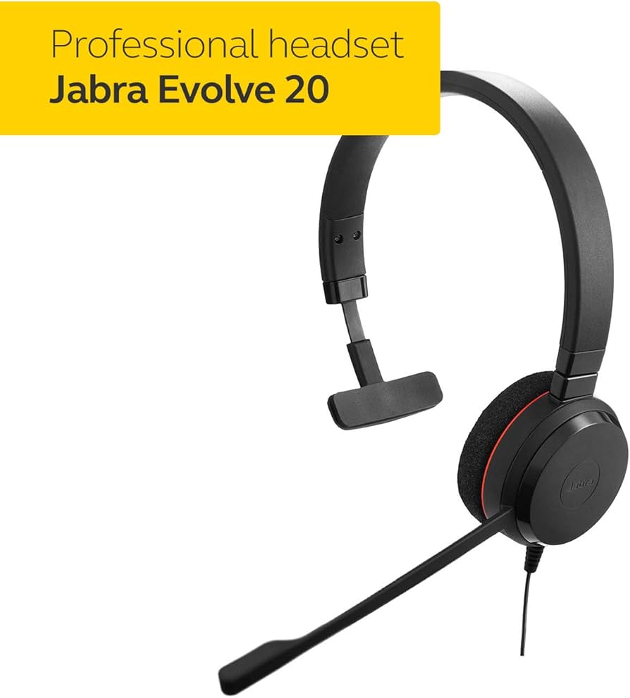 Amazon.com: Jabra Evolve 20 Mono UC - Professional Unified