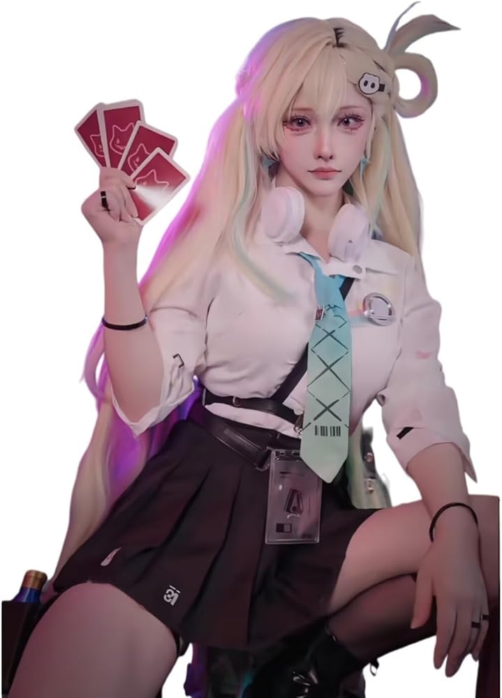 Amazon.co.jp: [DOKITOKI] リンネー コスプレ 衣装 鳴潮 JK制服