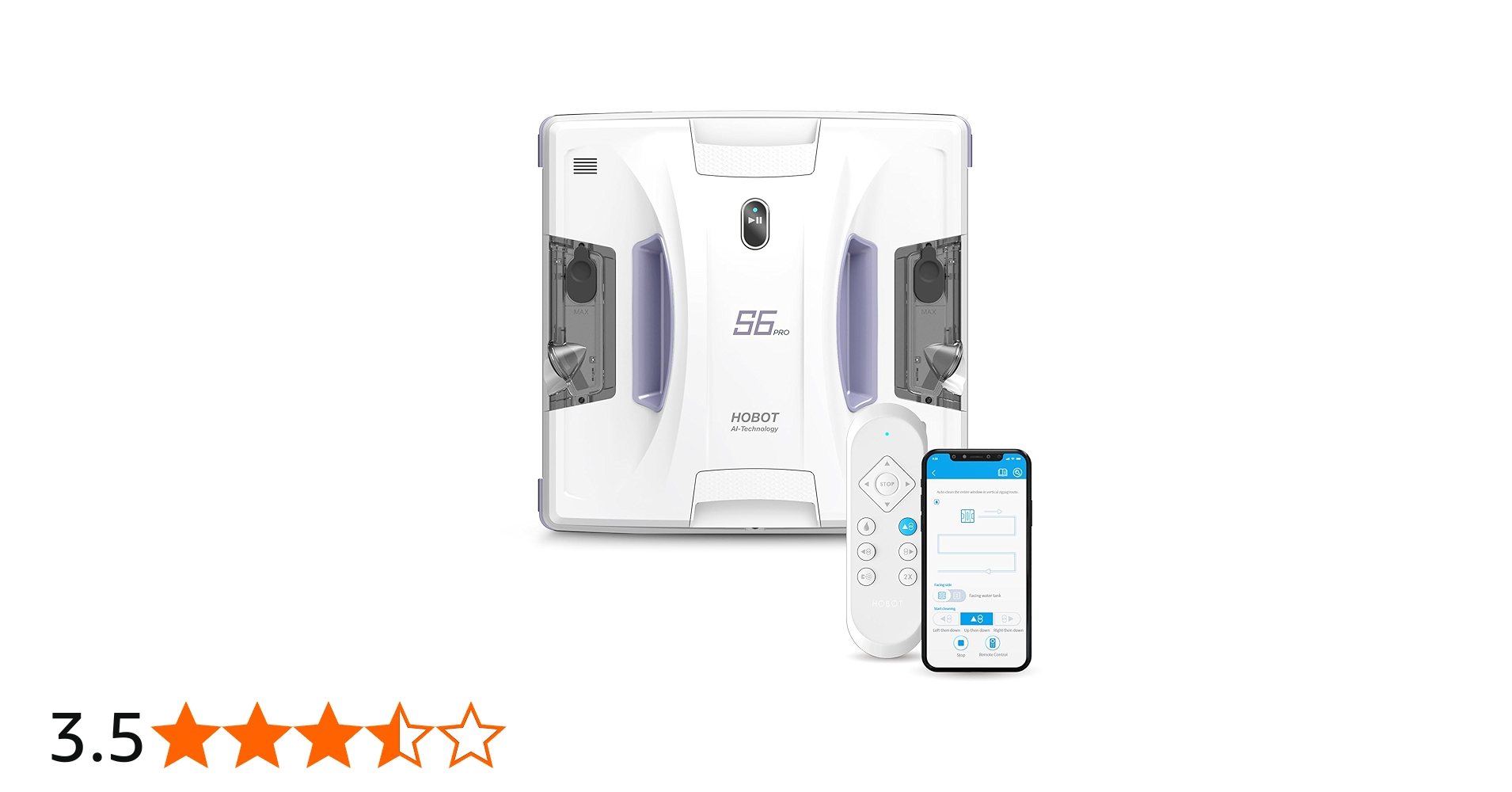 Amazon | 【全自動の窓掃除】 HOBOT-S6 Pro ホボット 窓拭きロボット