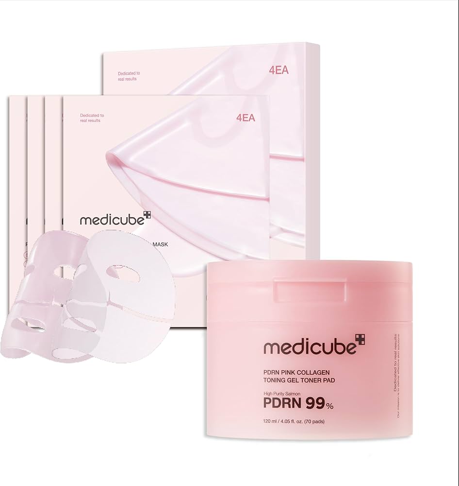 Amazon.com : medicube Pink PDRN Day & Night Gel Duo: Salmon DNA
