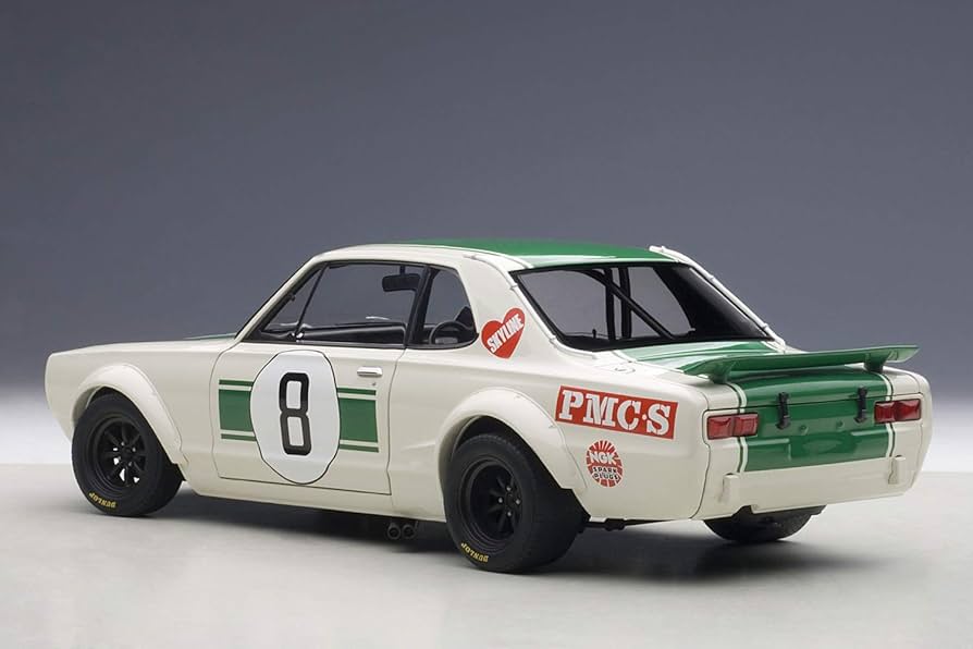 Amazon.com: AUTOart – 87177 – Nissan Skyline GT-R KPGC10 Japan GP